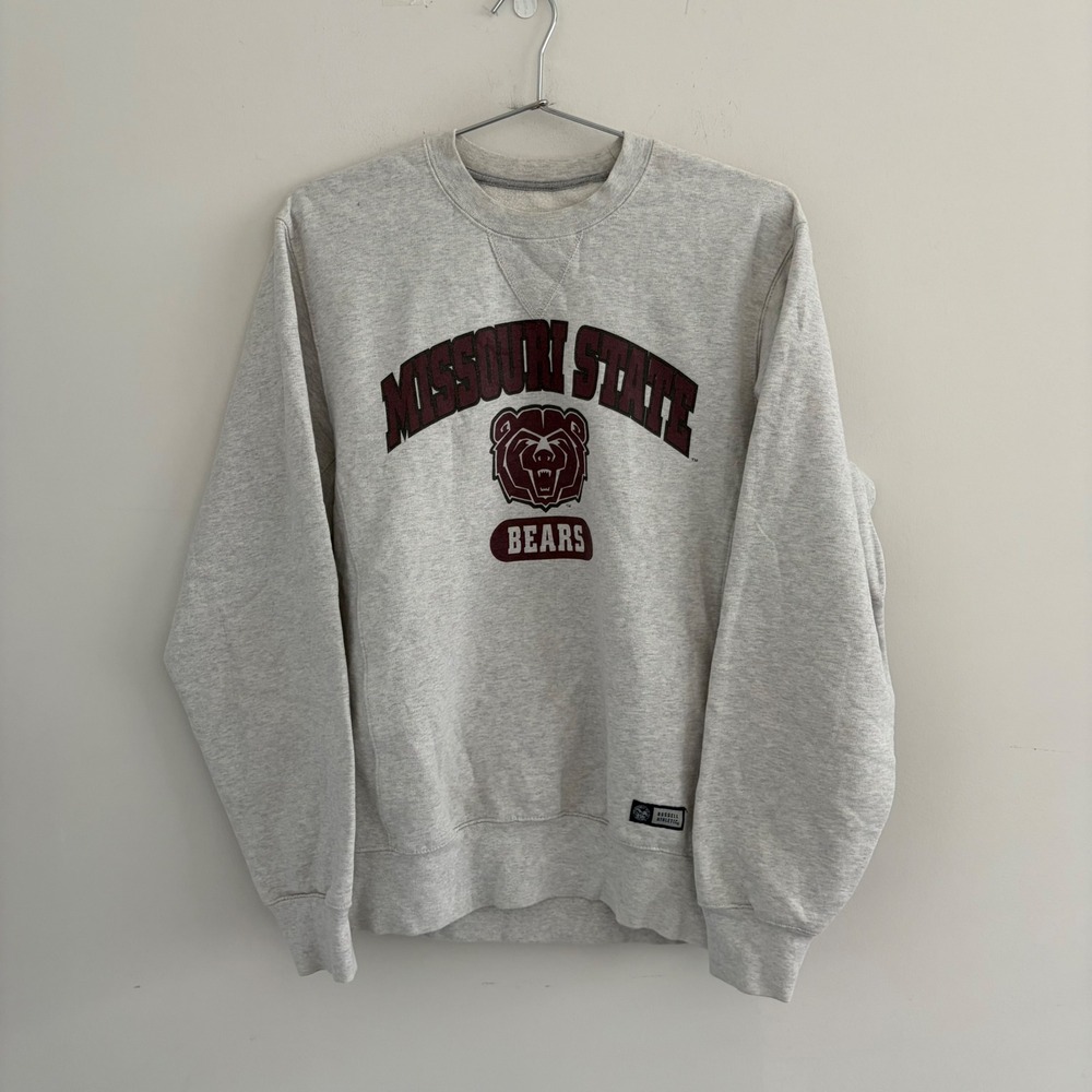 Russell Athletic Pro 10 Missouri State Bears Sweatshirt Gray Small